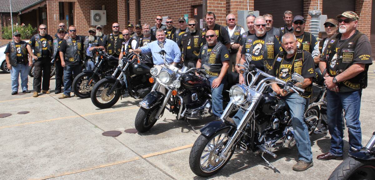 New hope: Hughes MP Craig Kelly has made a pledge to help the Veterans’ Motorcycle Club find a new home, so it can continue to meet.