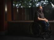 Let it rip?: David Belcher, a disability advocate, says the current 'living with COVID' strategy is letting vulnerable people down. Picture: MARINA NEIL