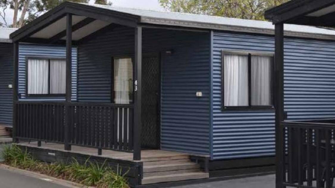 What one of the cabins would look like - from the Development Application, currently lodged with Wollongong City Council.