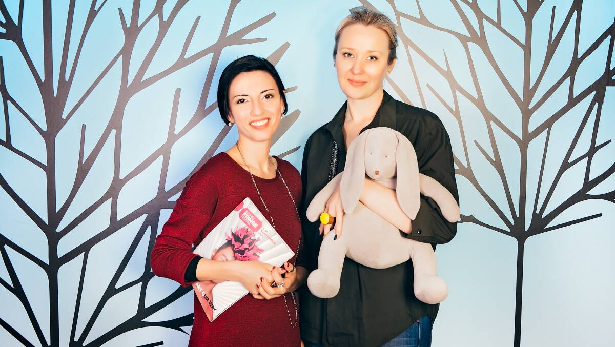 Stage presence: Darina Vassiliev and Svetlana Sidorchuk are the creators behind The Velveteen Rabbit Musical Show. Picture: Azure Sky Photo Art Studio