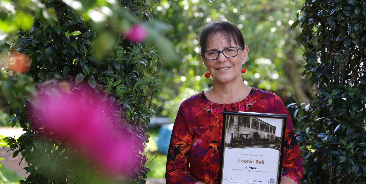 Success: Leonie Bell has won the 2016 Ron Rathbone Local History Prize. Picture: John Veage