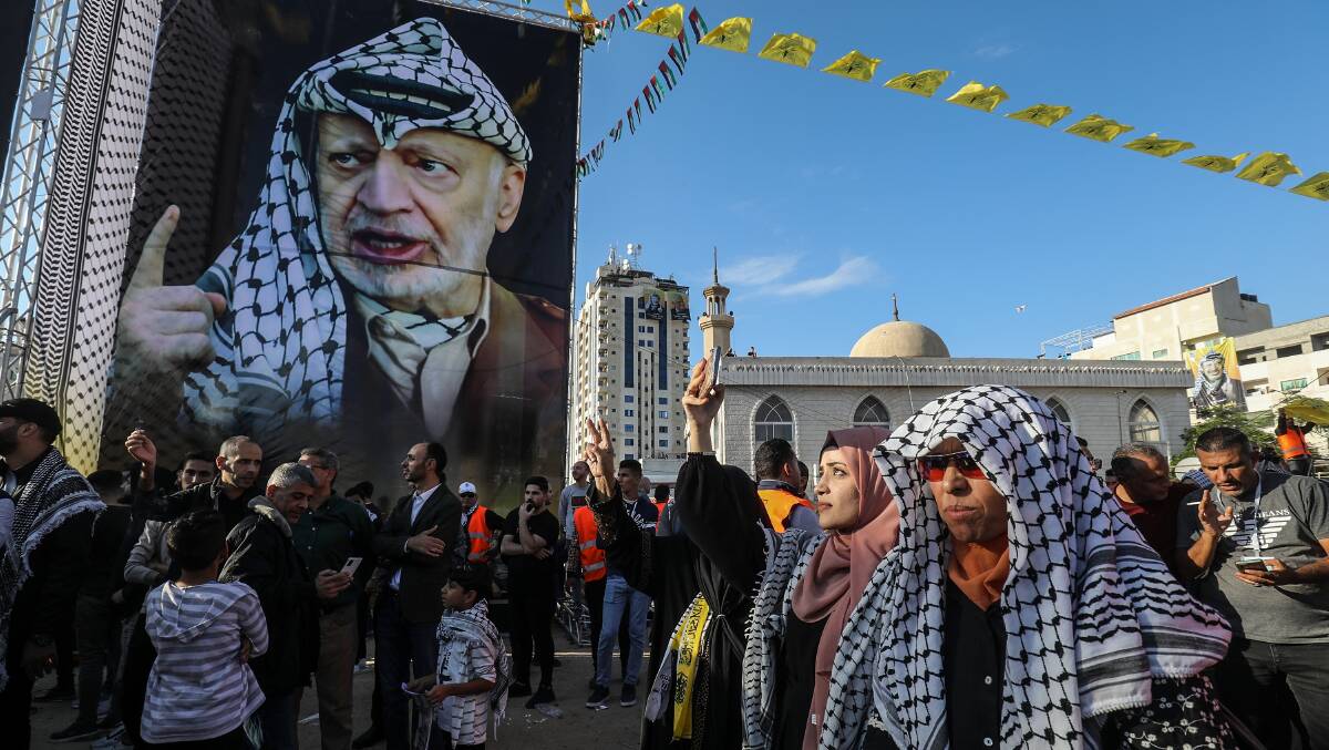 The checkered headgear made famous by Yasser Arafat. Picture Shutterstock