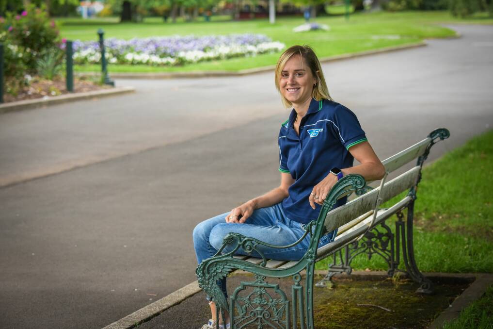BENCHMARK: A relaxed Milly Clark feels assured of her Olympic preparation after a superb Cadbury Marathon run in Hobart on Sunday. Picture: Paul Scambler