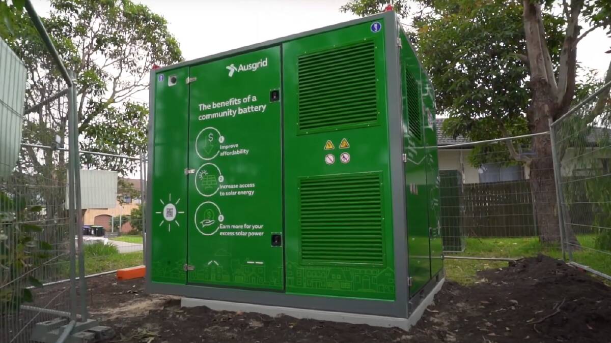 Ausgrid's first community battery in Beacon Hill is expected to harness and store solar power from local homes, providing bill savings and allowing more renewable energy into the grid. Picture: Ausgrid website