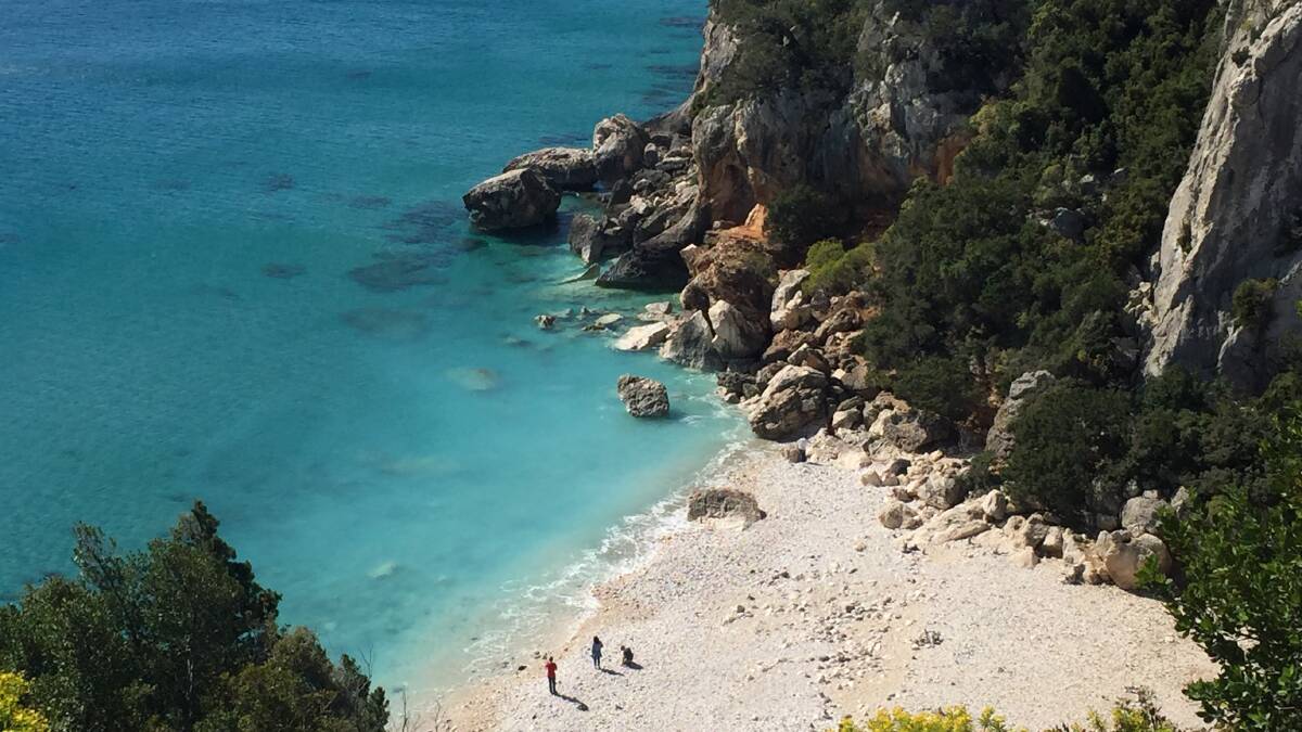 UNSPOILT: Cala Fuili, one of the many beautiful beaches on the Island of Sardinia.