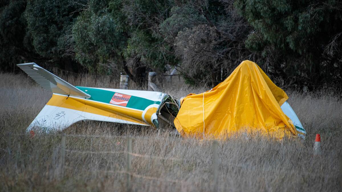 Two people have died after a plane crashed in Sutton. Picture: OnScene ACT