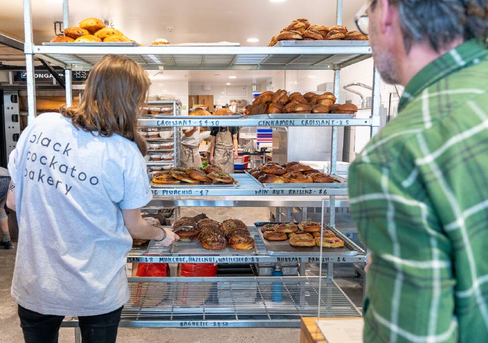 The Black Cockatoo Bakery in Lawson is famous for its sourdough and pastries.
