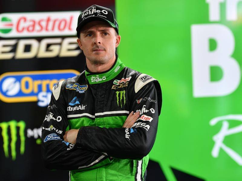 NOT HAPPY JAN: Mark Winterbottom was in no mood to celebrate his birthday after qualifying for race two at Winton. Photo: AAP