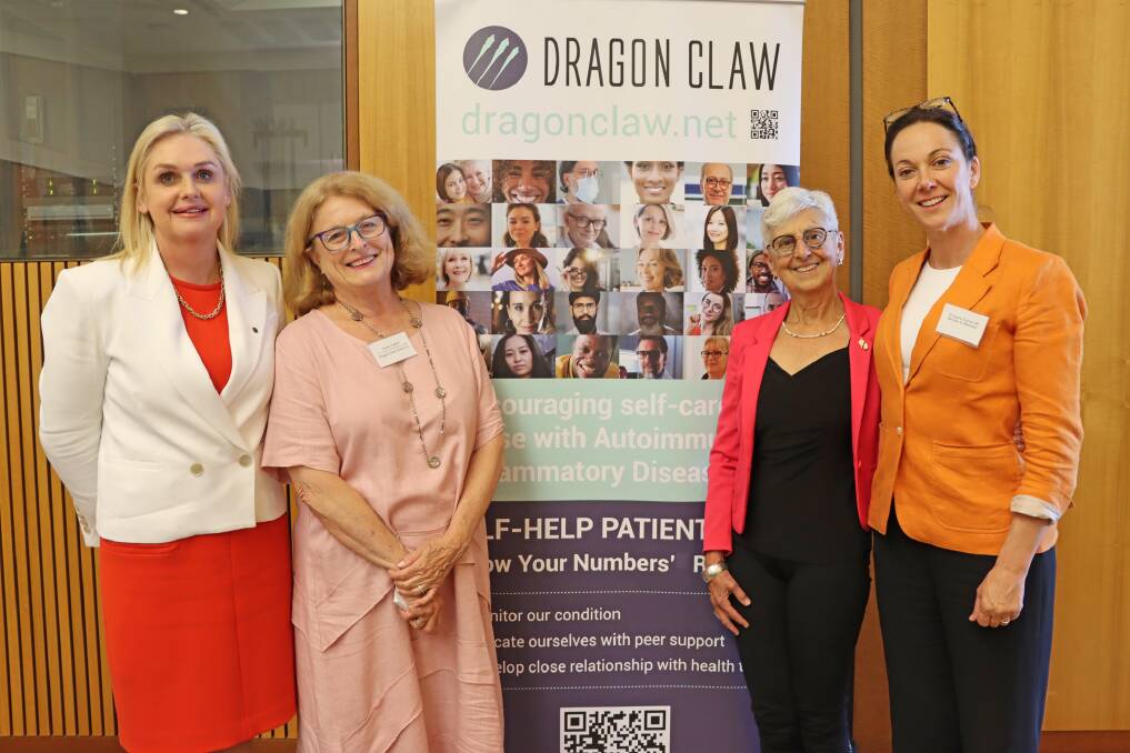 Hughes MP Jenny Ware, together with MPs from across the Chamber, has launched the Parliamentary Friends of Autoimmune Diseases group. Picture supplied
