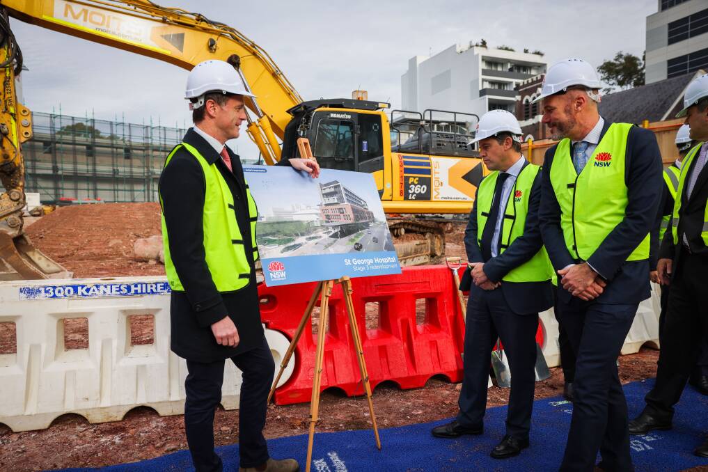 Construction is now underway of Stage 3 of the St George Hospital redevelopment.