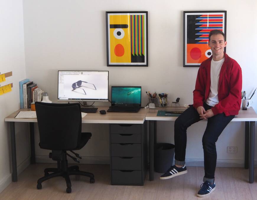 Clever stint for winning tints: burraneer's Pearson Bulmer, a former student of St George Christian School, is now an award-winning designer.