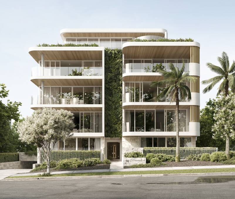 Fresh: 'Callista' is the latest Cronulla residential project by property developer, Fiducia. 