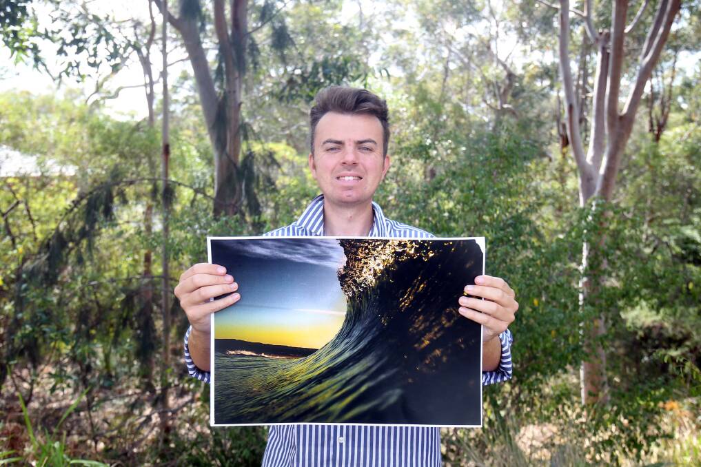 Kirrawee photographer Jarod O'Shannessy found a creative outlet in the art of capturing ocean scenes. This image he took on the south coast. Picture by Chris Lane. 