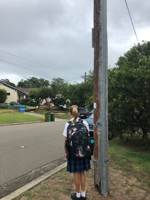 Waiting: A Loftus mother says a bus that takes students including her daughter to school has been unreliable in the first week of back to school.