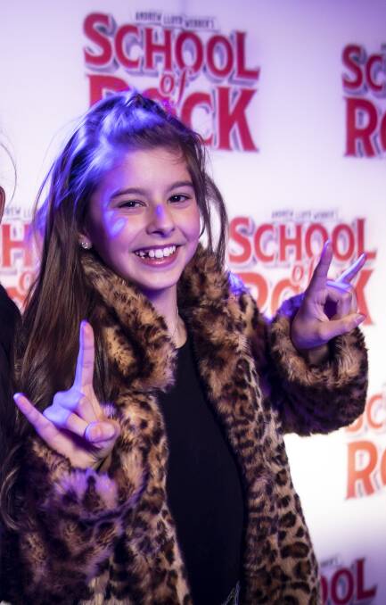 Sarah Petrovski, 12, of Peakhurst was also in School of Rock.