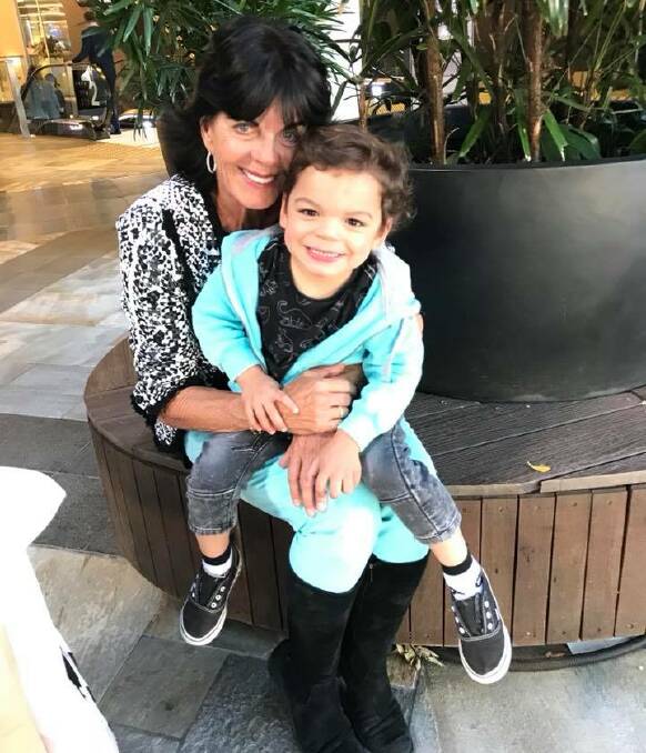 Gai with her grandson Tyler, now aged four. He was a passenger in the car and was not hurt in the crash. Bert Vieira says he still suffers from nightmares, a year after the accident. 