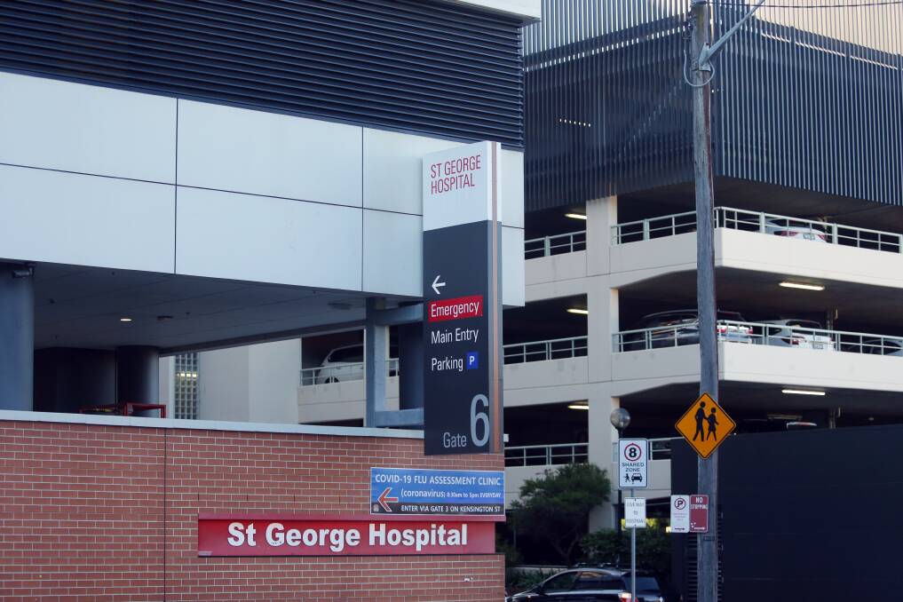 Fast-tracking procedures: St George Hospital (pictured) and Sutherland Hospital have not had a major backlog of patients waiting for urgent elective surgeries. Picture: Chris Lane