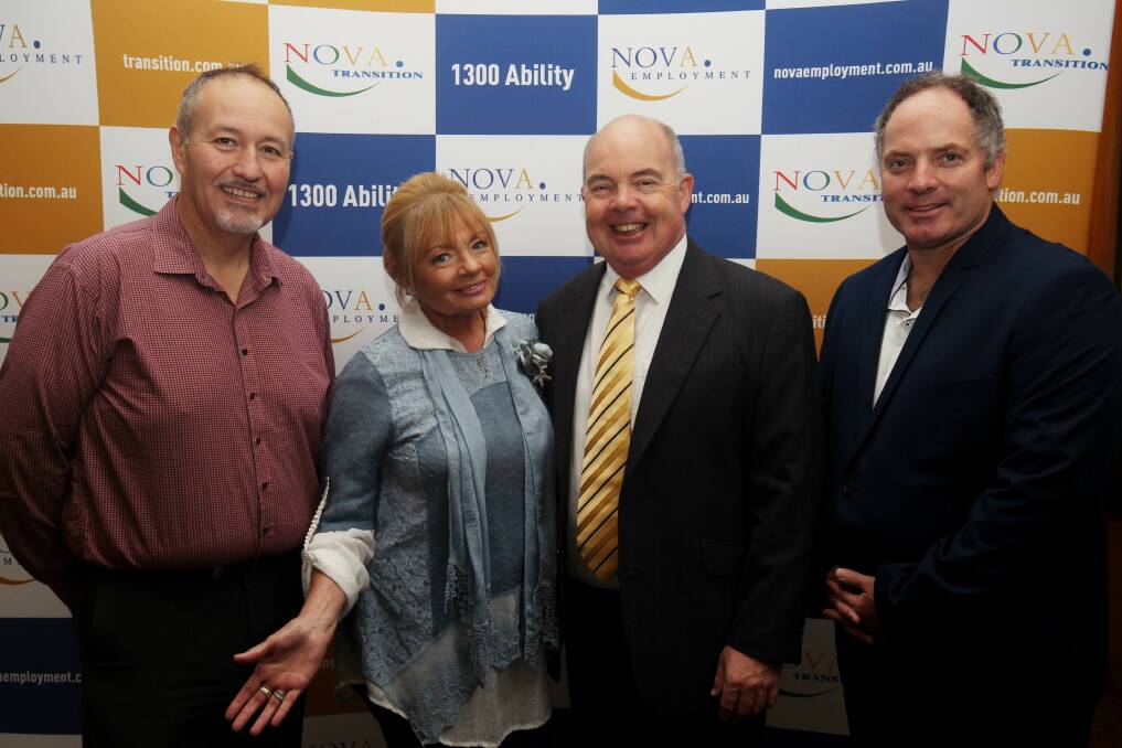 Opening opportunity: At this year's launch of NOVA Employment's 100 Jobs in 100 Days campaign, which provides job opportunities for people with a disability in the community. 