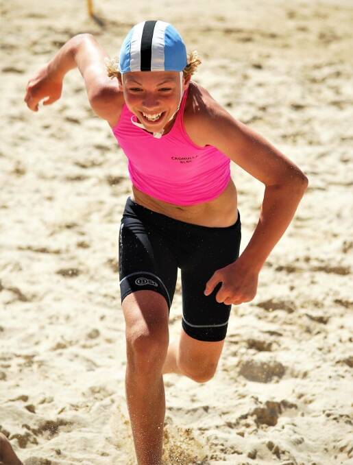 Angus competes in Nippers.