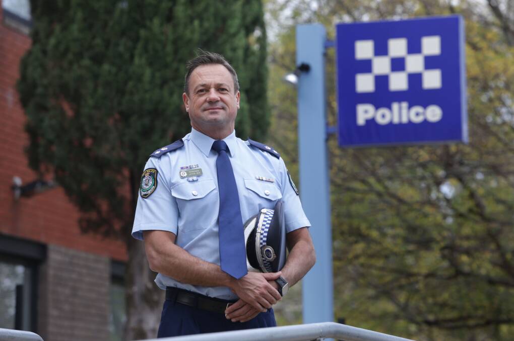 Shire focus: The new head of Sutherland Police, superintendent Jason Box takes over the local area command. Picture: John Veage.