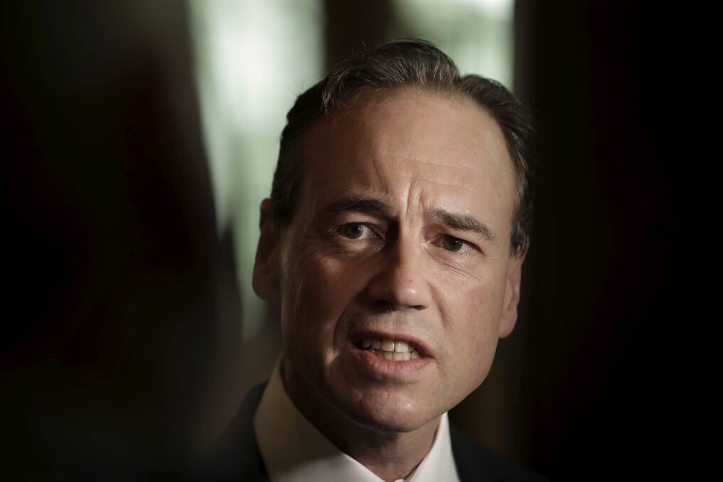 Federal health minister Greg Hunt says the government will take action to ensure the continuation of diagnostic services following an equipment malfunction at ANSTO Lucas Heights. Picture: Alex Ellinghausen