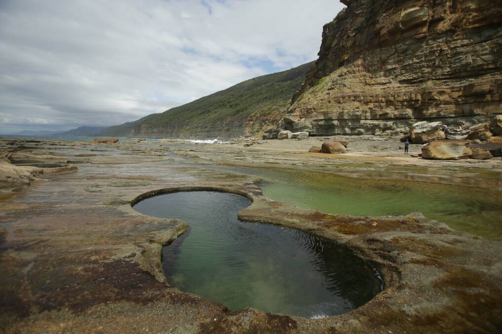 Popular spot: Figure 8 Pools in the Royal National Park is also a dangerous area for swimmers. Picture: Chris Lane