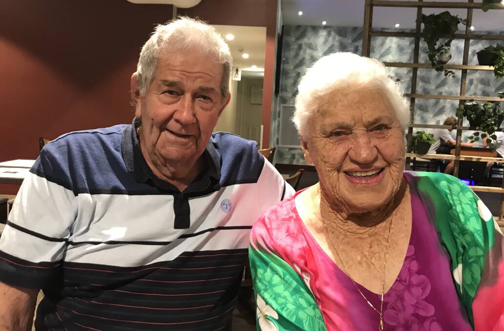 Happy union: Seventy is a lucky number for Jack and Gladys Jenkinson this year.