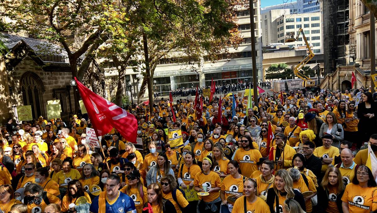 NSW Catholic schools strike as Independent Education Union of Australia demands pay rise |  County Leader of St George and Sutherland