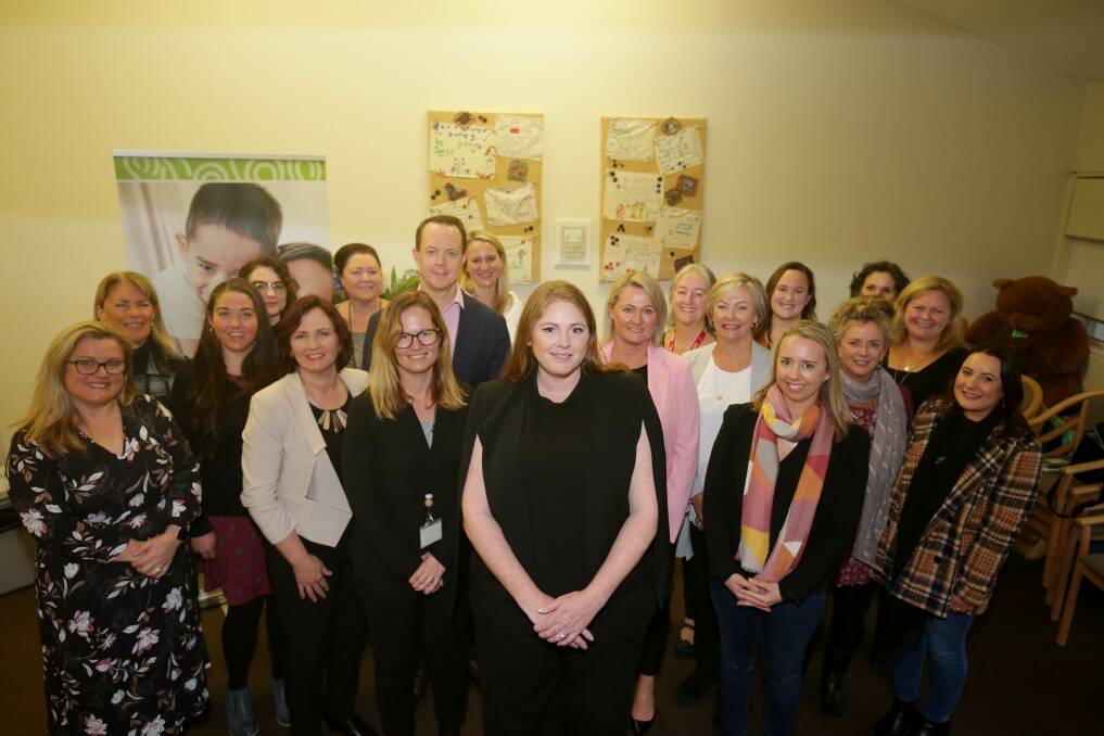 New leader: Ashleigh Daines (centre) is the new chief executive of Sutherland Shire Family Services. Picture: Chris Lane
