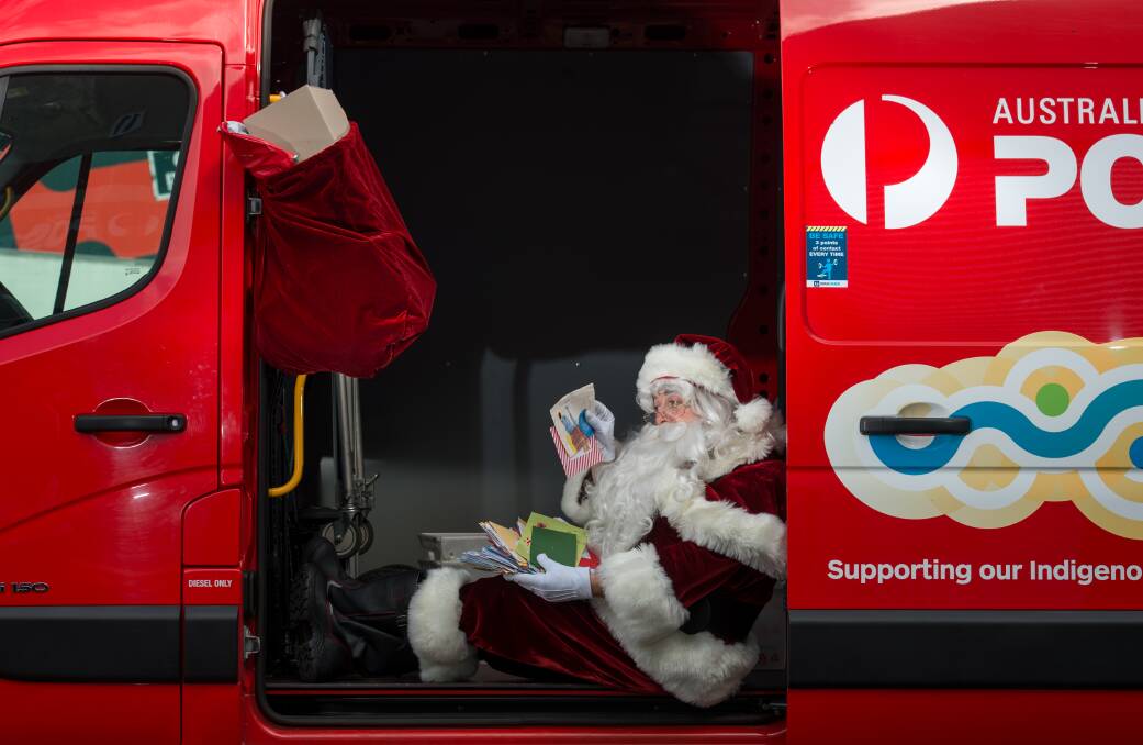 Festive mail: Australia Post is extending postage hours during its busiest time of the year. Picture: Penny Stephens