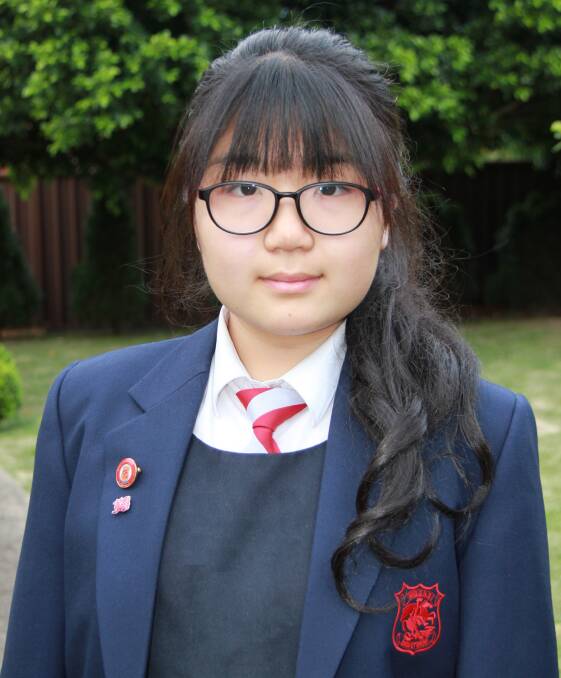 Youth action: St George Girls High School year 8 student Jessica Kim, who is also a participant in this year's junior Parliament, says she has an interest in health issues among young Australians.