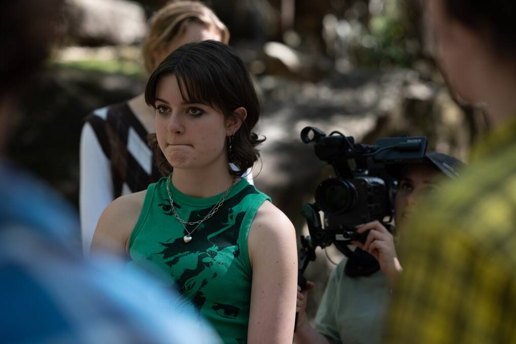 Woolooware High School's Zofia Morgan, 16, also features in the film. Picture supplied