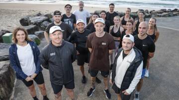 Strava Sharks will be joined by Rossco's run club, Underground run club and the Cronulla RSL Community in the ZERO600 run on June 2. Jarryd Biviano was with Pat O'Neill (Rossco's), Dan Wagstaff (URC) and Cronulla RSL Community Project Manager Natalie Hawkins and other members of Strava Sharks at Cronulla ahead of the event. Picture by John Veage
