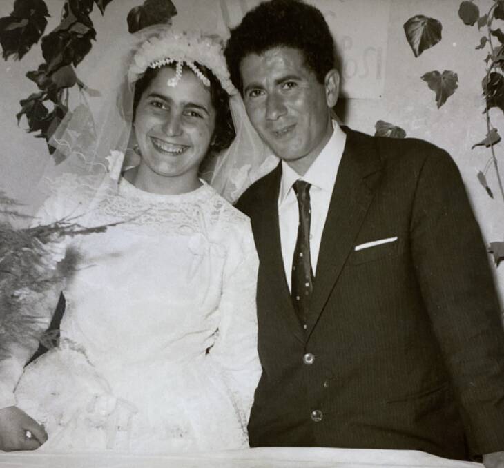 Onfrio and Celestina Vittorio on their wedding day, which was also Celestina's birthday. Picture supplied
