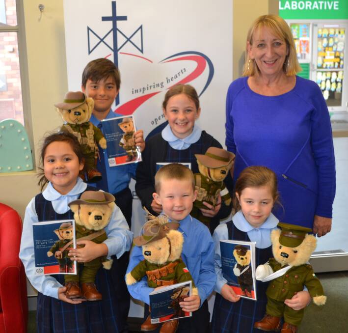 St Joseph's Catholic is one of the primary schools in St George to receive five Anzac teddy bears.