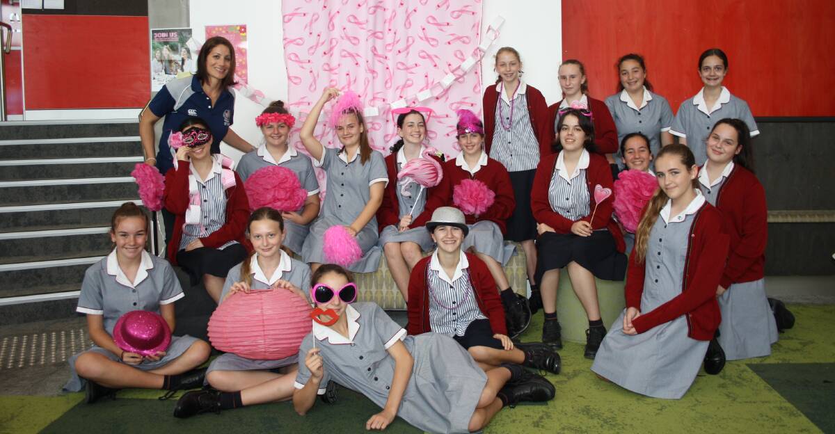 Girl power: Marist College Penshurst supports the Girls' Night In event for Cancer Council NSW.
