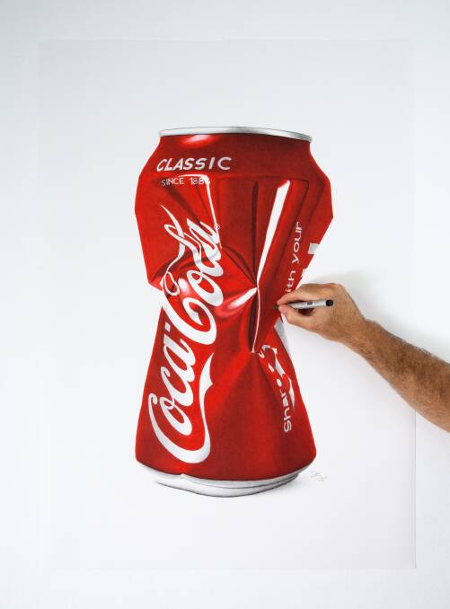 Artistic can: Sketching everyday objects.