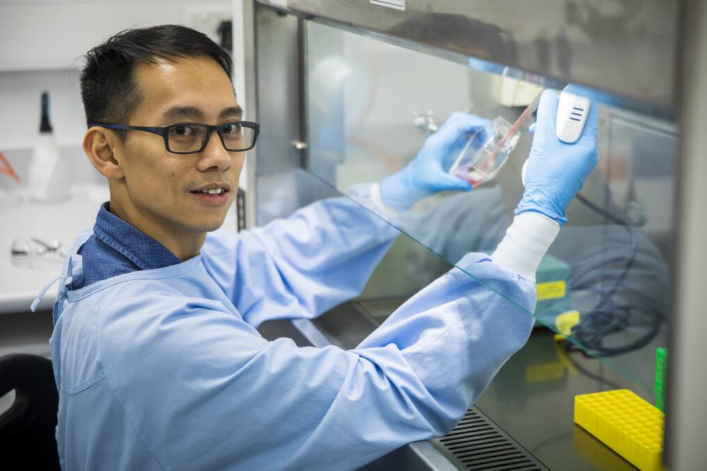 Howard Yim is one of the researchers who is working on a study that aims to find out more about how the body's bacteria relates to bowel cancer.