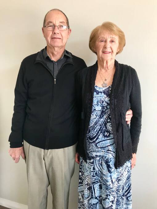 Happy couple: Sutherland's John and Lynette White celebrate their 60th wedding anniversary in 2018.