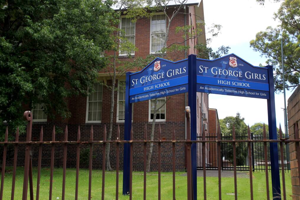 Top spot: St George Girls High School ranked highest in the area. Picture: Isabelle Lettini 