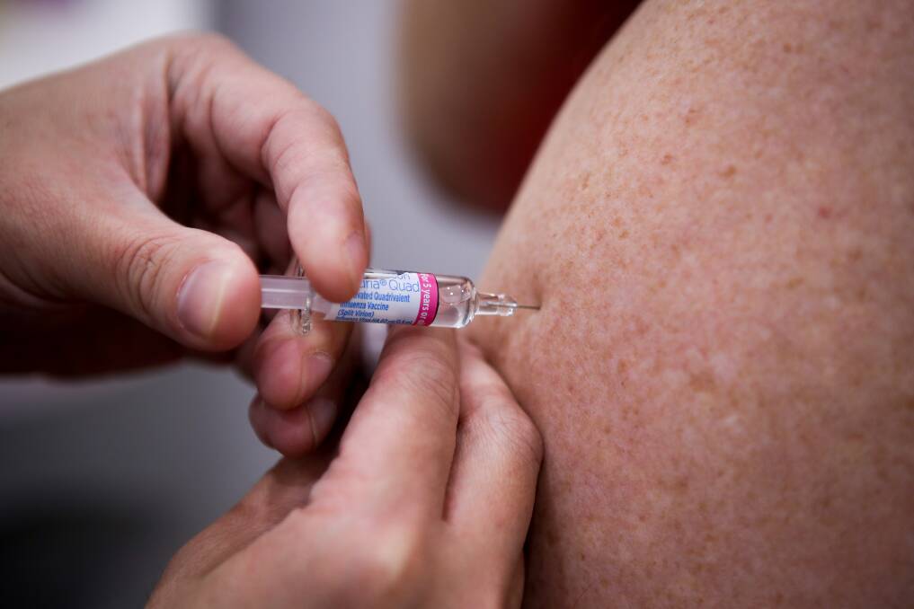 Winter jab protection: Flu shots will be free until July 17. Picture: Adam McLean