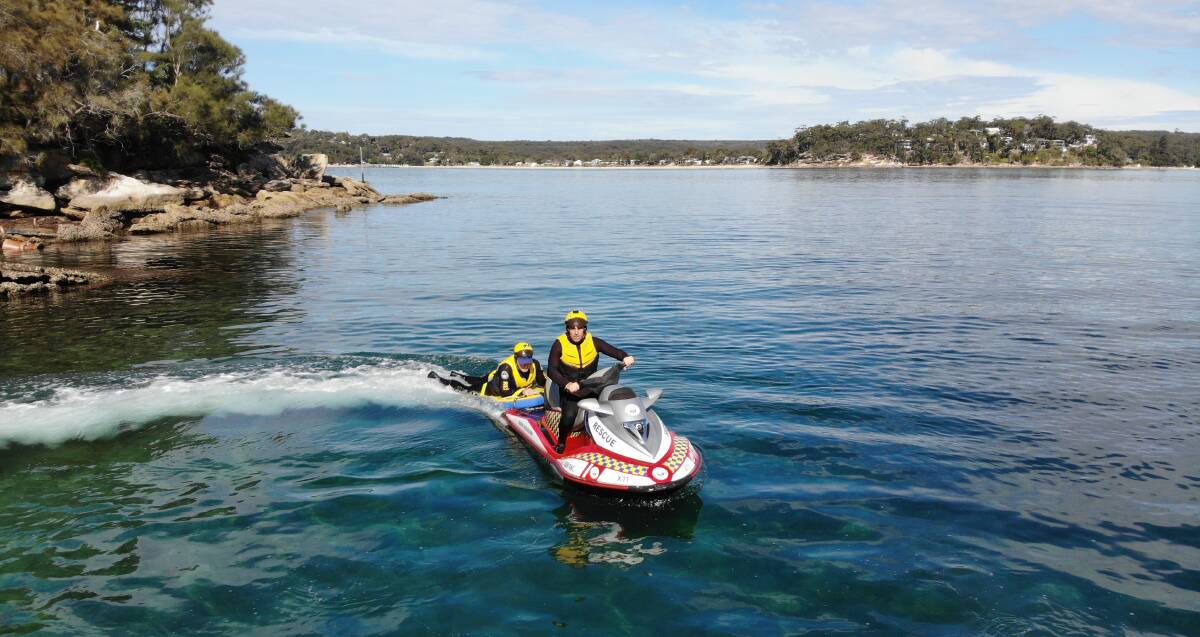 Search and rescue exercise on Port Hacking