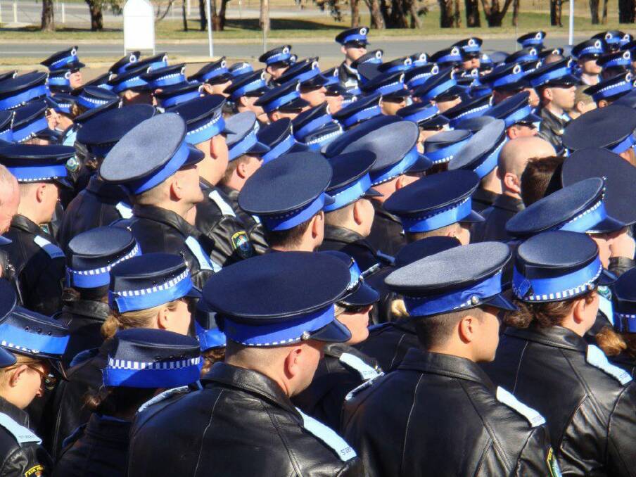 Probationary constables will be welcomed into NSW Police at a ceremony in Goulburn today. Picture: NSW Police Force Academy/Facebook