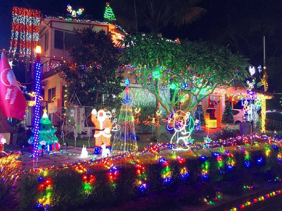 Sparkle: A house on Allambie Avenue at Caringbah South is one of the highlights this year.