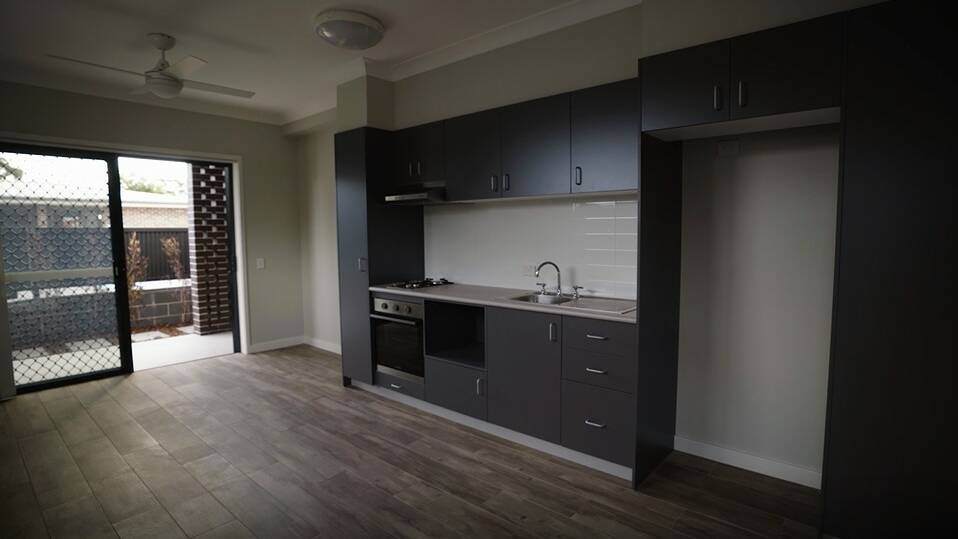 An interior photo of one of the housing units.