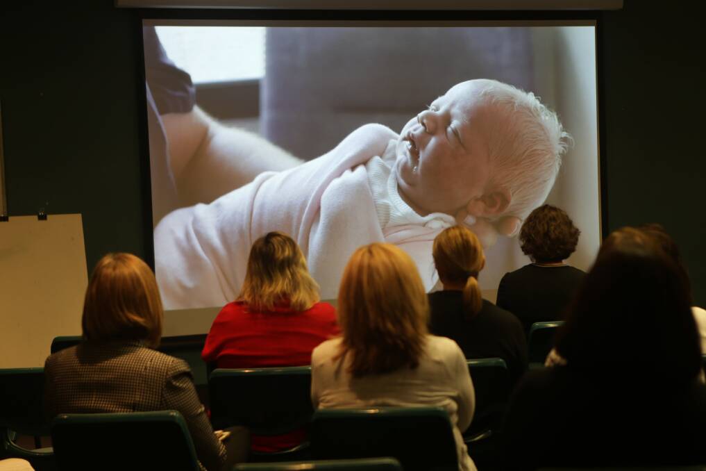 Visual resources: A new website has been launched at Sutherland Hospital to support parents-to-be. Picture: John Veage