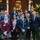 Literary recognition: Menai High School's Kathleen Polson, pictured front, second from the left, is one of six NSW students to receive notable recognition for their writing skills.