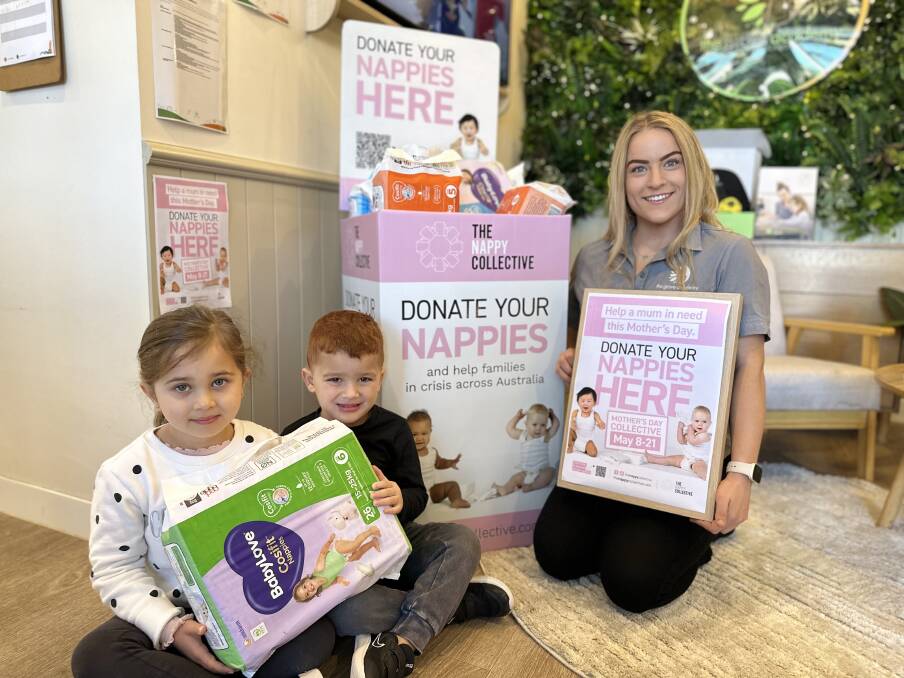 The Grove Academy at Bexley support The Nappy Collective, a charity that distributes nappies to families in need. Picture supplied