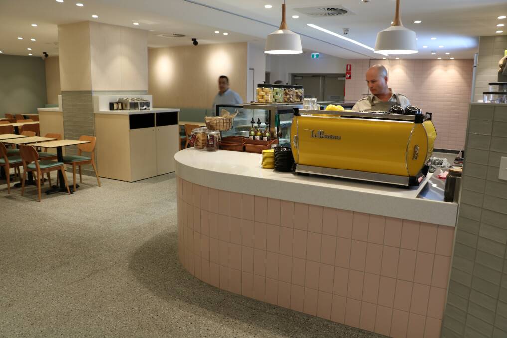 Coffee and a bite: St George Hospital opens its new cafe today, March 26.