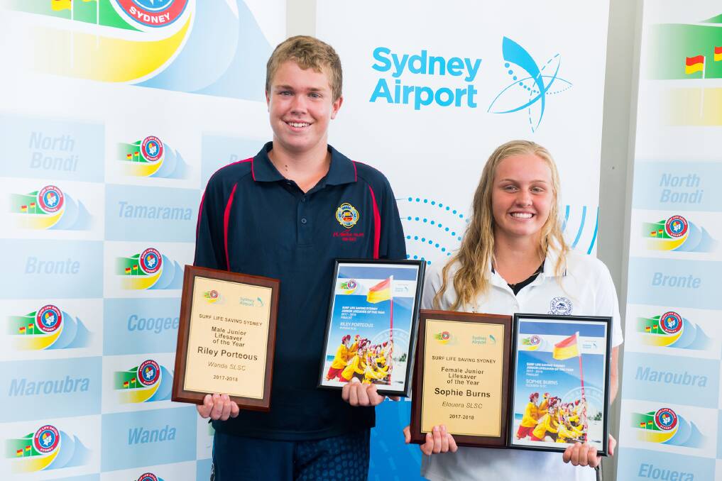 Awards scoop: North Caringbah's Riley Porteous and Sophie Burns with their major win.